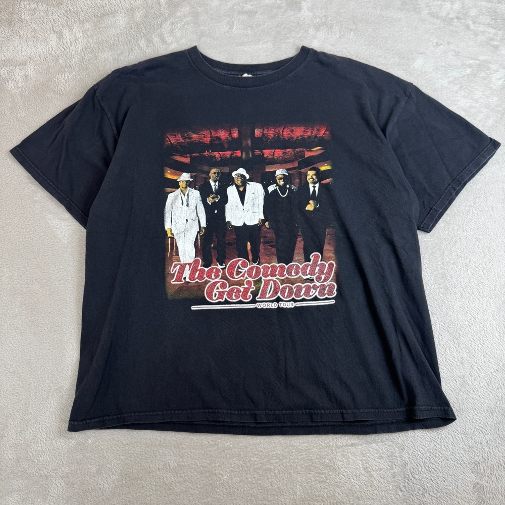 Vintage The Comedy Get Down TV Series World Tour Shirt Mens 2XL Black Preowned